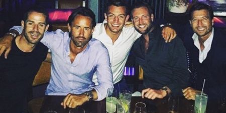 As Louise flies home from her holiday, Jamie Redknapp has a lads night-out