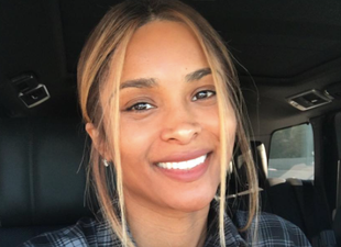 Ciara has been criticised for taking her baby on a toboggan slide