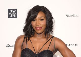 Serena Williams shows off her growing baby bump in her latest shoot