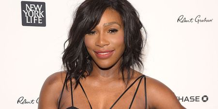Serena Williams shows off her growing baby bump in her latest shoot