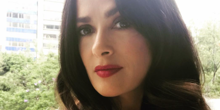 Salma Hayek posts hilarious picture from Ryan Reynolds’ house