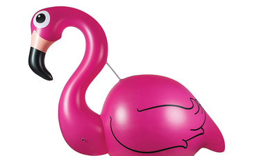 This 3.3 metre flamingo float is serious pool goals