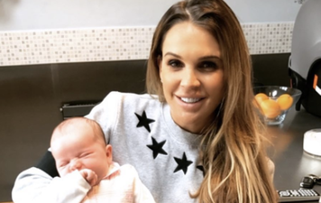 Mum Danielle Lloyd shows off her ‘low’ baby bump in latest snap