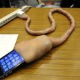 This umbilical cord phone charger is making us feel uneasy
