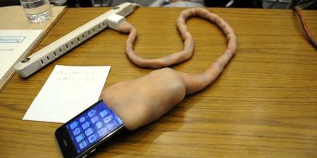This umbilical cord phone charger is making us feel uneasy