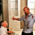 The Rock meets boy who saved younger brother’s life by watching his movie