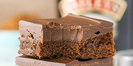 These Baileys fudge brownies are pretty much heaven on a plate