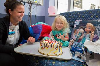 Nurses throw birthday party for girl separated from family by Irma