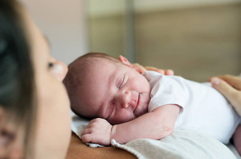 Mother gives birth in her sleep…