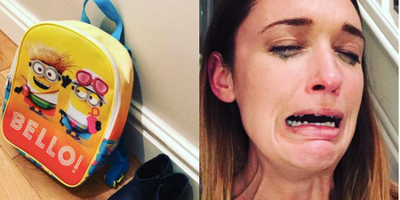 This mum’s reaction to leaving her child with the childminder is so relatable