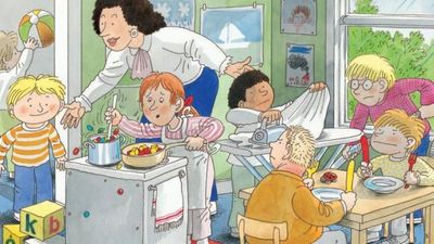 This illustrator has been hiding some strange things in children’s books
