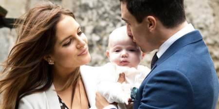 Binky Felstead shares sweet family pictures from her daughter’s christening
