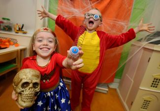 Why the boys & girls at Temple Street are dressing up early for Halloween