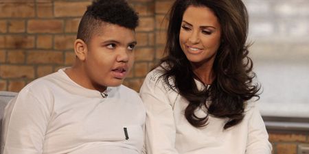 Katie Price and family under police guard after threat to kidnap son, Harvey