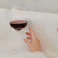 This invention helps you casually drink wine in the bath and we NEED it