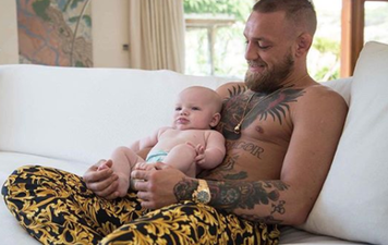 Conor McGregor’s son was christened yesterday and he looked adorable