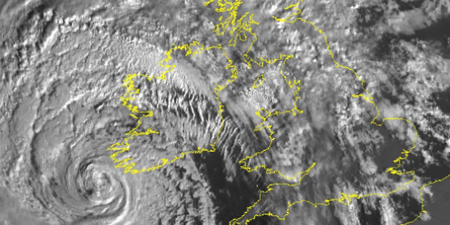 Met Éireann has shared another update on ‘Storm Brian’