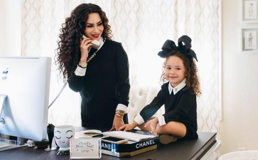 This little lady and her mum are giving us some serious style envy