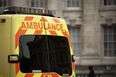 Paramedics were shocked by the note left on their ambulance windscreen