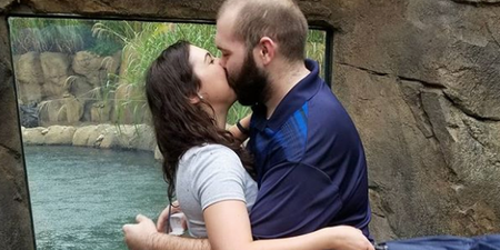 This couple’s engagement pics were photobombed in the cutest way ever