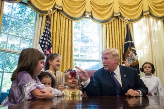 Donald Trump just told a little girl she had “no weight problems”