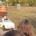 ‘Milk drunk’ toddler ring bearer steals the show at parents’ wedding