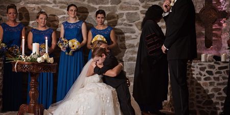 Bride makes vows to her new husband’s ex-wife and son