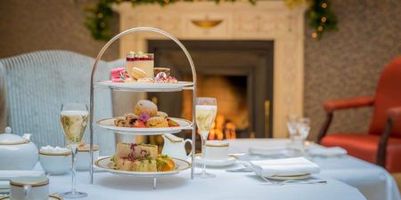 There’s a festive champagne afternoon tea at this Dublin hotel
