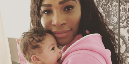 Serena Williams is asking other mums for advice about breastfeeding