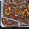 YUM! Reindeer chocolate bark is the festive treat the kids can help you make