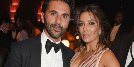 Pregnant Eva Longoria debuts her baby bump for the first time