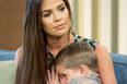 People think Danielle Lloyd allowed her baby to wear a ‘dangerous’ gift