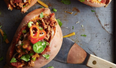 Feeling peckish? These stuffed sweet potatoes are exactly what you need