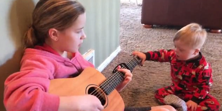 Clip of toddler singing shows the power of music therapy