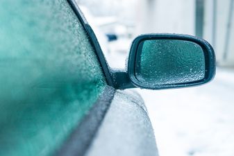 A mother left her children in a freezing car for 80 minutes while she did an interview