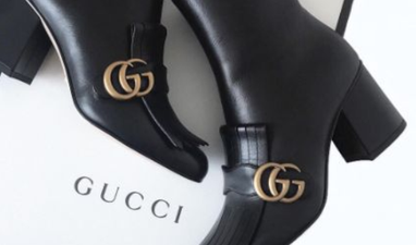 These FAB €60 River Island boots are giving us serious Gucci vibes