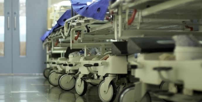 Hospital trolley figures hit new record high with 714 waiting for a bed today