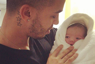 Aston Merrygold shares adorable photo to welcome baby son