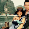 Jonathan Rhys Meyers shares holiday snaps of baby son Wolf