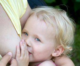 You know you’re breastfeeding a toddler when….