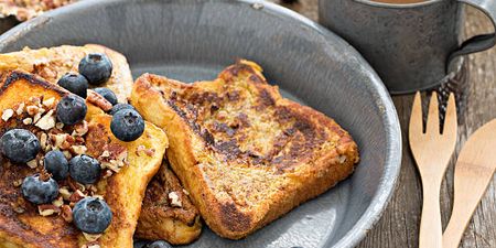 This five-minute French toast is just what we need this morning