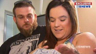 Mum goes to hospital for ‘burst appendix’… and gives birth to surprise baby