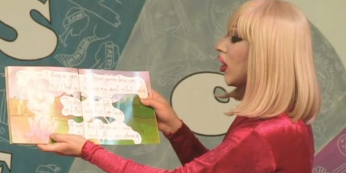 There's been a mixed response to drag queens reading stories in schools