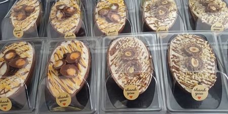 This café’s Creme Egg and Ferrero Rocher cheesecake-filled Easter eggs are a dream