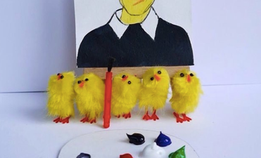 We spoke to the Irish baby chicks who paint celebrities and they’re a talented bunch