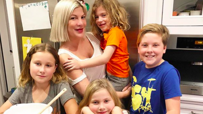 Tori Spelling accused of dissing stepson in ‘National Love Our Children Day’ post