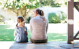 What age are children when parents are typically most unhappy?