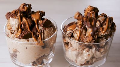 You’ll have ZERO guilt after eating this (healthy!) Reese’s ‘nice cream’