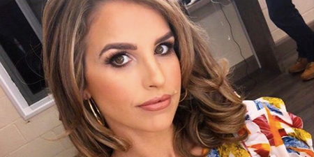 Vogue Williams shares an image of her growing bump and she looks radiant