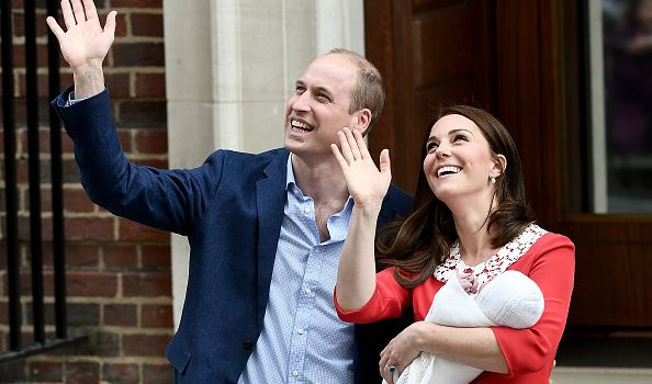 What William and Kate whispered to each other outside the hospital yesterday